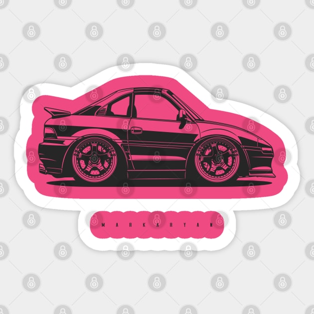 Minicars - MR2 Sticker by Markaryan